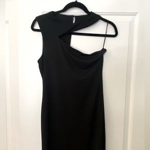 Black formal maxi